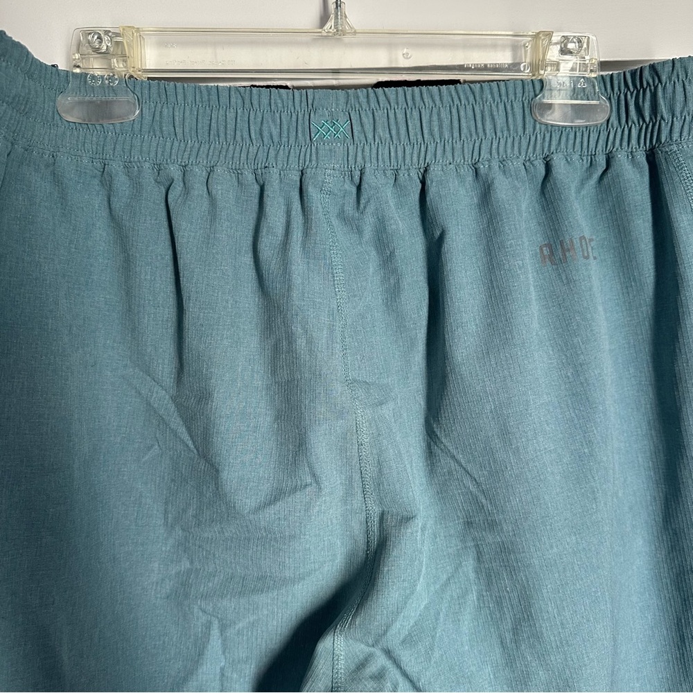 RHONE Men's Athletic Shorts Teal Blue - Picture 6 of 10